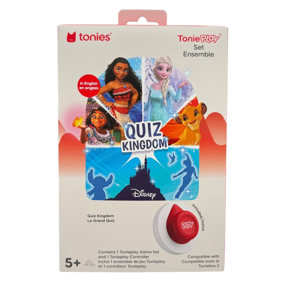 Tonies Disney Quiz Kingdom Tonieplay Set for Toniebox 2 Game Controller NIB